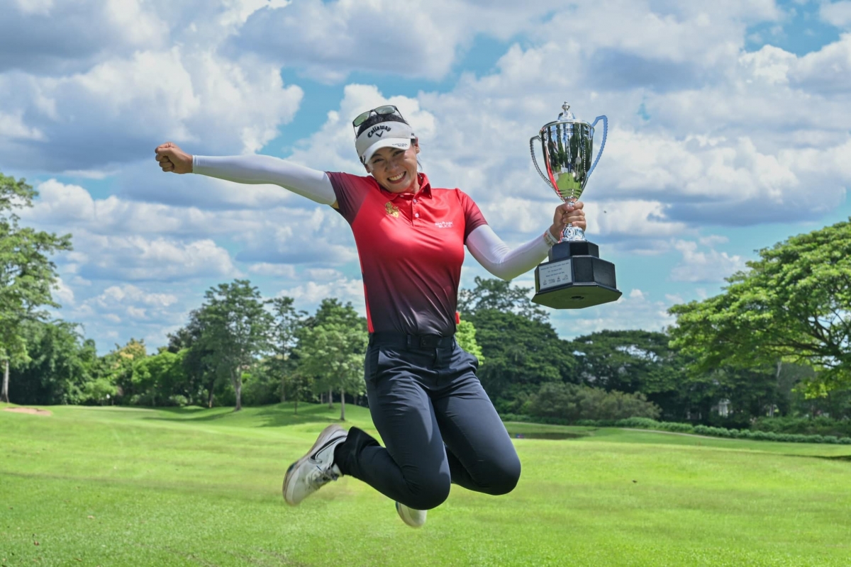 Congratulation for winner of Singha-SAT Thai LPGA Lady Open 2024 at Mae Jo Golf Resort  Spa